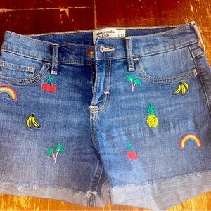 Abercrombie Kid girls 11/12 Jean shorts